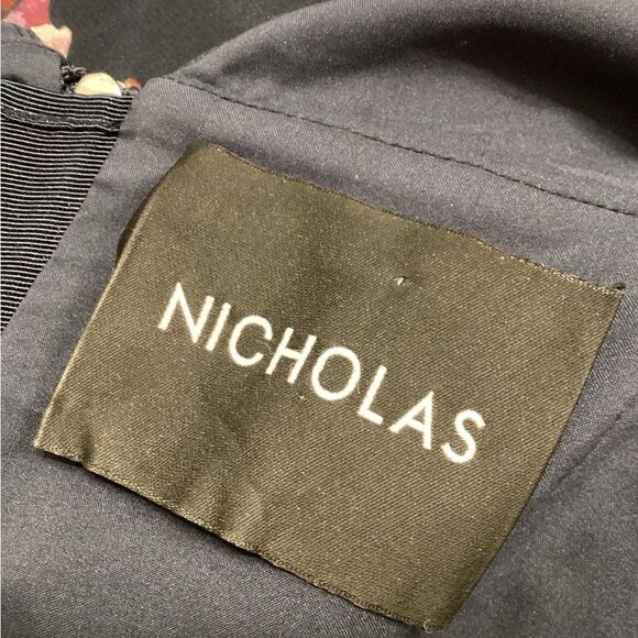 Nicholas Lucile Corset Floral Midi Dress Women’s Designer Summer Party Wedding - Picture 14 of 16